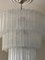 Röhrenförmiger Weißer XPlus Kronleuchter aus Murano Glas 4