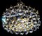 Lampadario con gioielli Swarovski di E. Palme, anni '60, Immagine 2