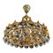 Lampadario con gioielli Swarovski di E. Palme, anni '60, Immagine 1