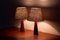 Lampade da tavolo in pelle nello stile di Pape, anni '60, set di 2, Immagine 5