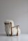 Oak & Sheepskin Model 1594 Armchair from Fritz Hansen, 1940s 3