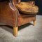 Vintage Sheep Leather Wingback Armchair, Image 10