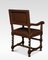 Leather Upholstered Oak Dining Chairs, 1890s, Set of 8, Image 2