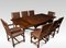 Leather Upholstered Oak Dining Chairs, 1890s, Set of 8 5