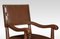 Leather Upholstered Oak Dining Chairs, 1890s, Set of 8, Image 8