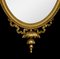 Espejos Adam Revival ovalados con marco dorado, década de 1890. Juego de 2, Imagen 5