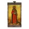 Russische Jugendstil Ikone von St. Konstantin auf Zink in Silber von Faberge 1