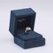 18 Karat Yellow Gold Ring with Sapphire and Diamond, 1960s-1970s, Image 6