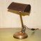 Lampe de Bureau Vintage en Laiton et Cuivre, 1920s 12