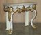 Antique Italian Console Table in Hand-Carved Giltwood and Marble, 1860 2