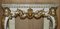 Antique Italian Console Table in Hand-Carved Giltwood and Marble, 1860, Image 3