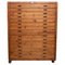 20th Century Wooden Bakery Cabinet with Drawers 1
