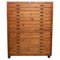 20th Century Wooden Bakery Cabinet with Drawers, Image 1