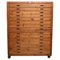 20th Century Wooden Bakery Cabinet with Drawers 2