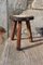 Vintage French Wooden Stool, 1960s 2