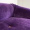 Italienisches modernes Anfibio Schlafsofa in violettem Samt von Becchi für Giovannetti, 1970er 9