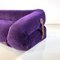 Italian Modern Anfibio Sofa Bed in Purple Velvet by Becchi for Giovannetti, 1970s, Image 8