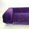 Italienisches modernes Anfibio Schlafsofa in violettem Samt von Becchi für Giovannetti, 1970er 7