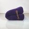 Italian Modern Anfibio Sofa Bed in Purple Velvet by Becchi for Giovannetti, 1970s 3