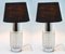 Mid-Century Bubble Table Lamps in Chrome, 1962, Set of 2, Image 2