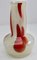 Vase in Beige-Rouge Glass, 1970s, Image 7