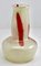 Vase in Beige-Rouge Glass, 1970s 8