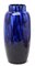 Vintage German Scheurich Vase in Blue and Black Drip Glaze, 1970s, Image 5