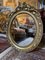 Carved Oval Mirror with Ribbon Top 1