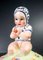 Ceramic Figurine of Child with Apple from Lenci, 1930s 4