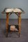 French Bamboo Side Table, Image 1