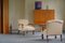 Italienische Art Deco Sessel mit goldenem Samtbezug, 1930er, 2er Set 3