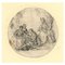Circle of Jean-Honoré Fragonard, Gathering with Young Lovers, 18. Jahrhundert, Aquarell, Gerahmt 3