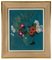 Fritz Mühsam, Blue Vase with Flowers, Early 20th Century, Oil on Board, Framed 2