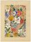 Jean Mary Ogilvie, Blumen blühen Muster, 1930er Jahre, Gouache Gemälde 3