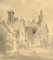 John Monro, Chenies Manor House, Buckinghamshire, Lavis, 1830s, Aquarelle sur Papier 1