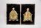 Large Chinese Emperor Kangxi and Jade Mosaic Empress Portraits, 1950s, Set of 2 1