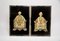 Retratos del emperador Kangxi chino grande y mosaico de jade, años 50. Juego de 2, Imagen 1