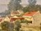 Alexis Demarle, Rural Landscape Burgundy Winemaker, 1890s, Oil on Canvas, Framed 5