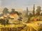 Alexis Demarle, Enologo Borgogna con paesaggio rurale, fine XIX secolo, olio su tela, con cornice, Immagine 2