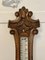 Antique Edwardian Quality Carved Oak Banjo Barometer, 1900s, Image 7