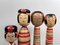 Traditionelle Kokeshi Familie, 1970er, 4er Set 6