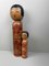 Tsugaru Kokeshi Family by Mori Senzo, 1960s, Set of 2 8