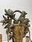 Italian Renaissance Style Carved Painted Wood Sconce or Wall Light, 1950s 20