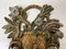 Italian Renaissance Style Carved Painted Wood Sconce or Wall Light, 1950s 2