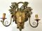 Italian Renaissance Style Carved Painted Wood Sconce or Wall Light, 1950s 7