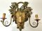 Italian Renaissance Style Carved Painted Wood Sconce or Wall Light, 1950s, Image 7