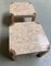 Marble Veneer Side Tables attributed to Maitland Smith, 1970s, Set of 2 9