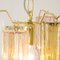 Lámpara de suspensión de cristal de Murano, Italia, años 90, Imagen 12