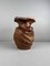 Wooden Keyaki Ikebana Vase with Copper Lining 11