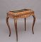 19th Century Burr Walnut and Marquetry Side Table, 1870s 6